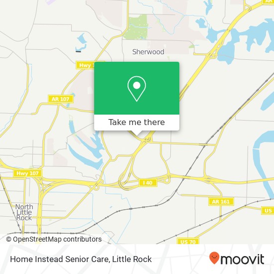 Home Instead Senior Care map