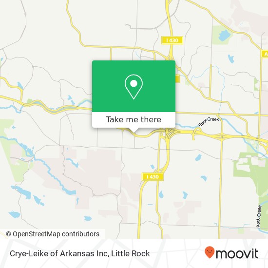 Mapa de Crye-Leike of Arkansas Inc