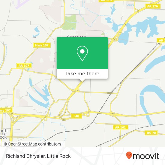 Richland Chrysler map