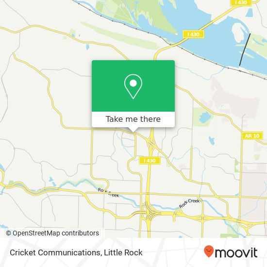 Cricket Communications map