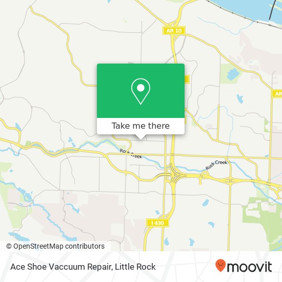 Mapa de Ace Shoe Vaccuum Repair