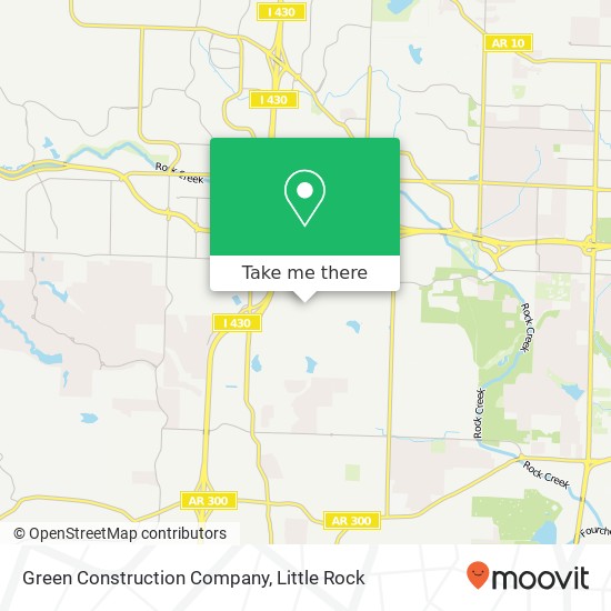 Mapa de Green Construction Company