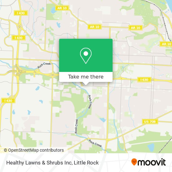 Healthy Lawns & Shrubs Inc map