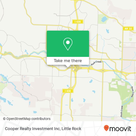 Mapa de Cooper Realty Investment Inc