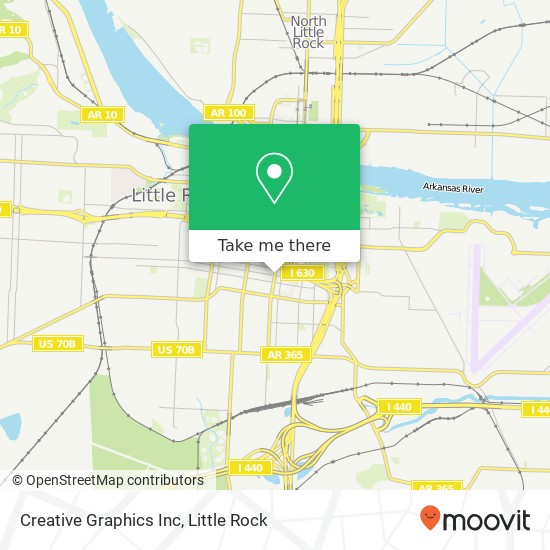 Creative Graphics Inc map