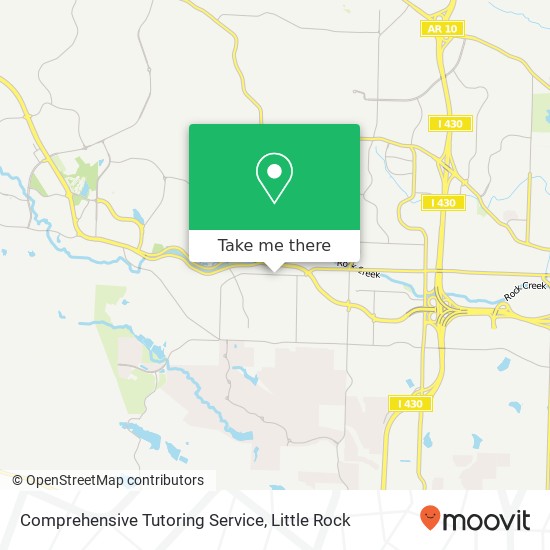 Comprehensive Tutoring Service map