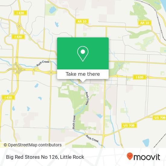 Big Red Stores No 126 map