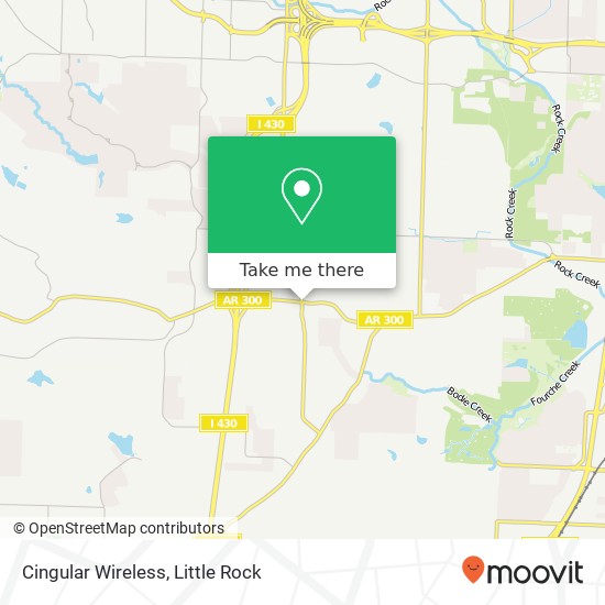 Mapa de Cingular Wireless