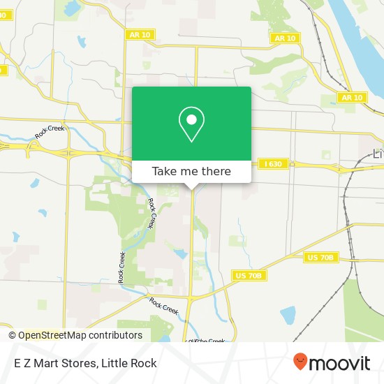 E Z Mart Stores map