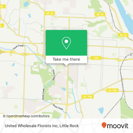 United Wholesale Florists Inc map