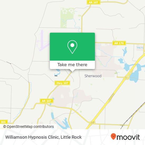 Williamson Hypnosis Clinic map