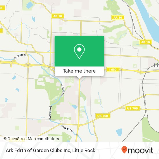 Ark Fdrtn of Garden Clubs Inc map