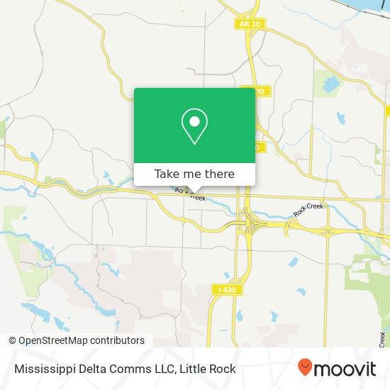 Mapa de Mississippi Delta Comms LLC