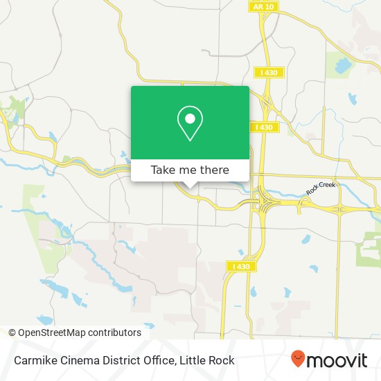Mapa de Carmike Cinema District Office