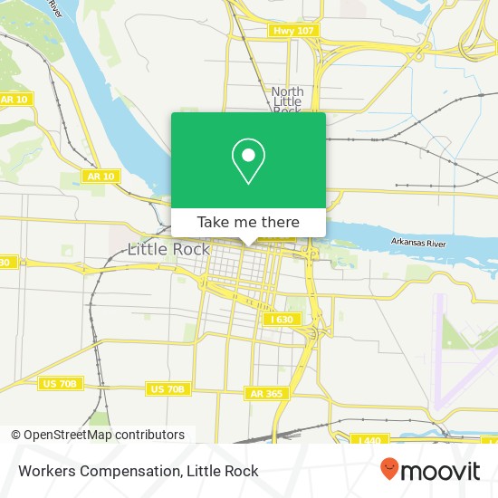 Workers Compensation map