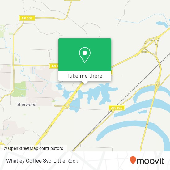 Whatley Coffee Svc map