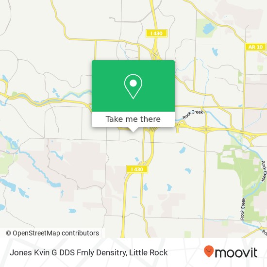 Mapa de Jones Kvin G DDS Fmly Densitry