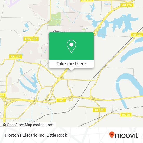 Horton's Electric Inc map