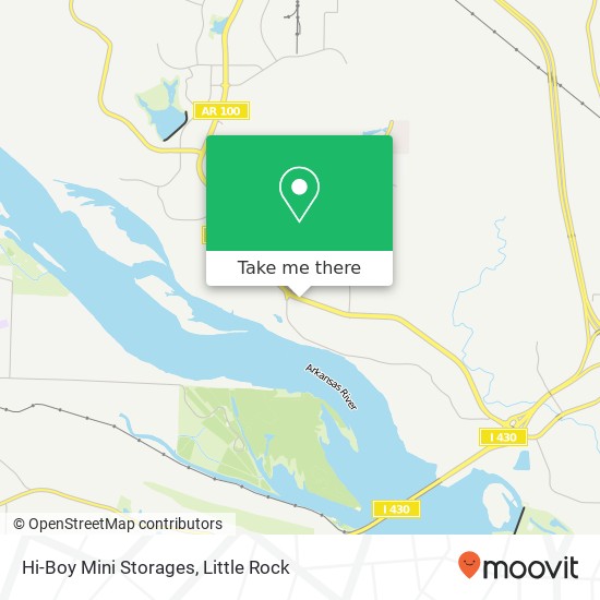 Hi-Boy Mini Storages map