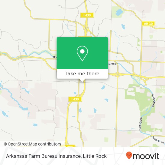 Arkansas Farm Bureau Insurance map