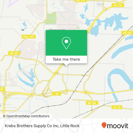 Mapa de Krebs Brothers Supply Co Inc