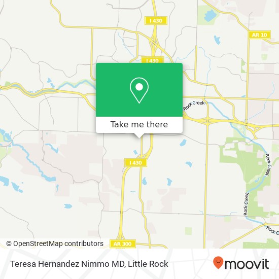 Teresa Hernandez Nimmo MD map