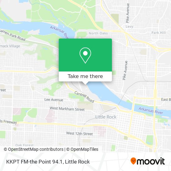 KKPT FM-the Point 94.1 map