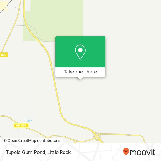 Mapa de Tupelo Gum Pond