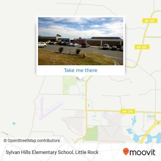 Sylvan Hills Elementary School map