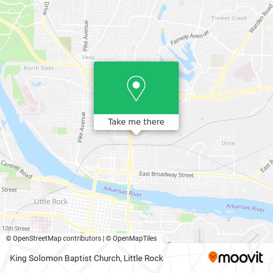 King Solomon Baptist Church map