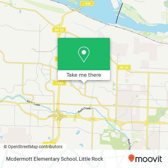 Mapa de Mcdermott Elementary School