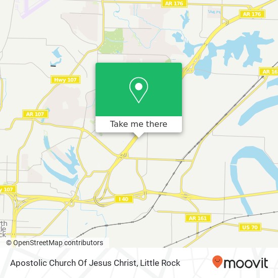 Mapa de Apostolic Church Of Jesus Christ