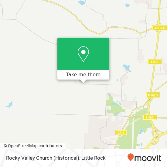 Rocky Valley Church (Historical) map