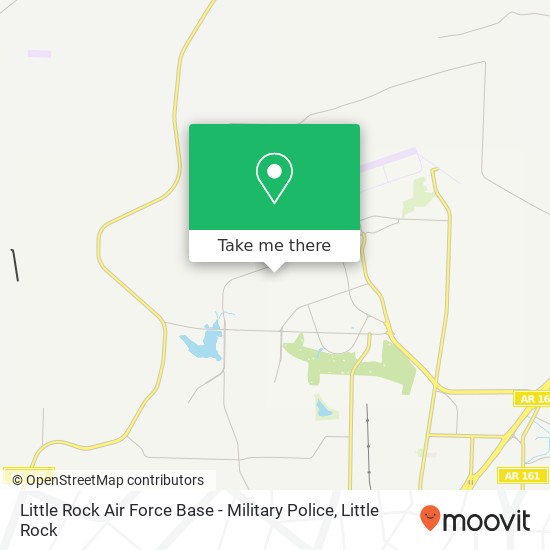 Mapa de Little Rock Air Force Base - Military Police