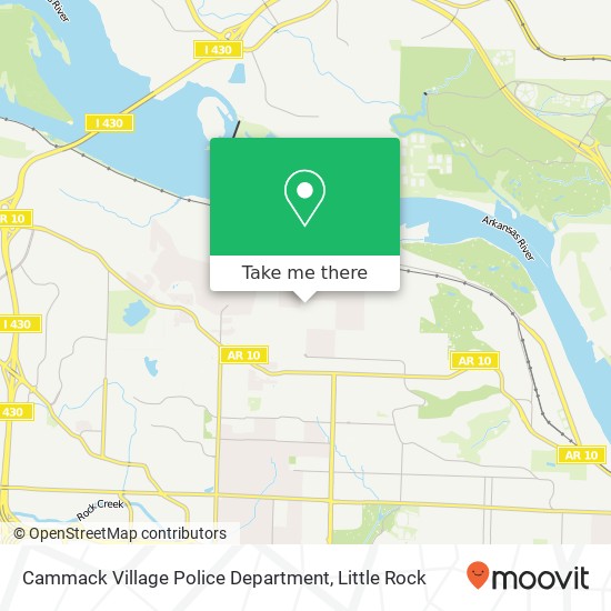 Mapa de Cammack Village Police Department