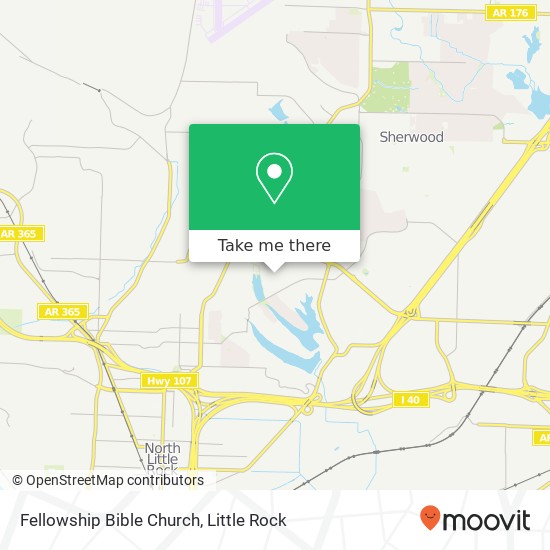 Fellowship Bible Church map