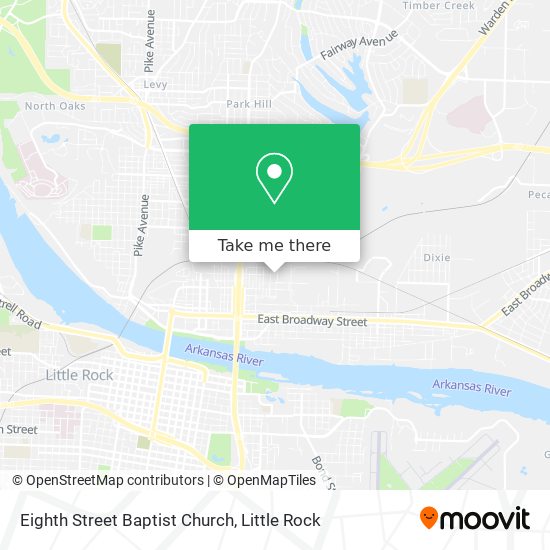 Eighth Street Baptist Church map