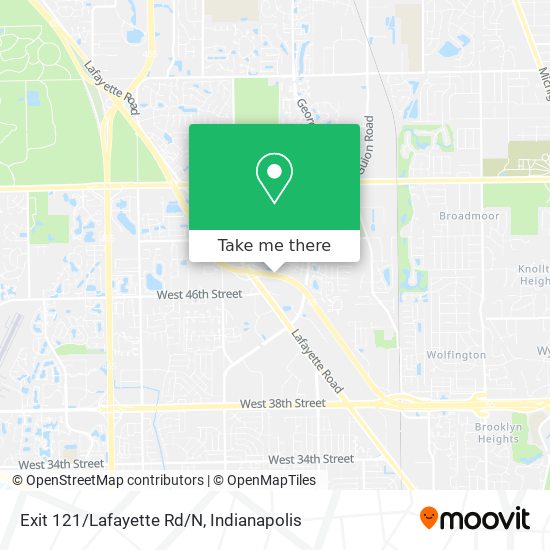 Exit 121/Lafayette Rd/N map