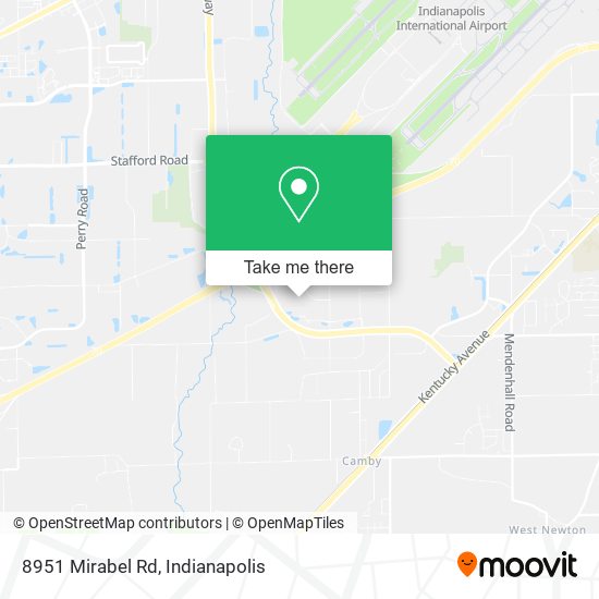 8951 Mirabel Rd map