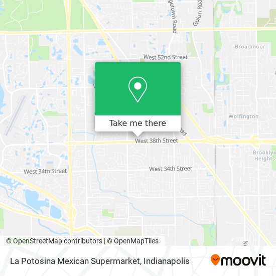 Mapa de La Potosina Mexican Supermarket