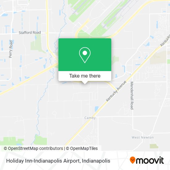 Holiday Inn-Indianapolis Airport map