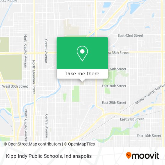 Kipp Indy Public Schools map