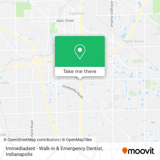 Immediadent - Walk-in & Emergency Dentist map