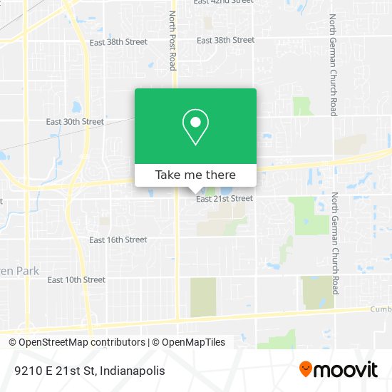 9210 E 21st St map