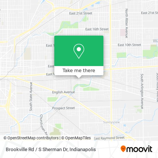 Brookville Rd / S Sherman Dr map