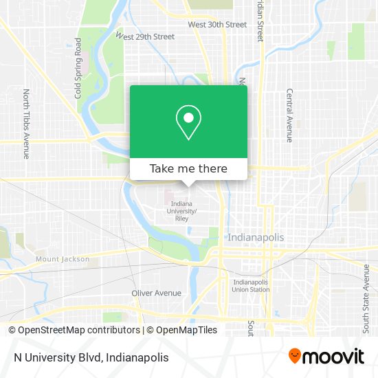 N University Blvd map