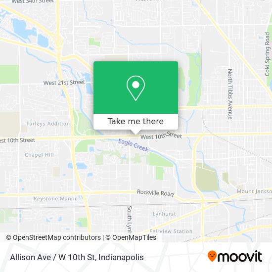Mapa de Allison Ave / W 10th St