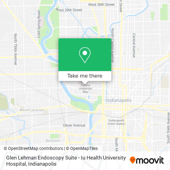 Glen Lehman Endoscopy Suite - Iu Health University Hospital map