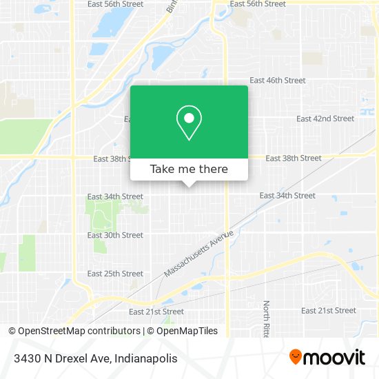 3430 N Drexel Ave map