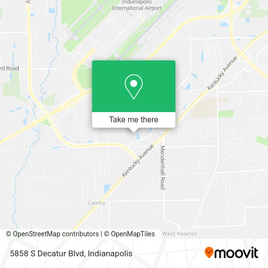 Mapa de 5858 S Decatur Blvd